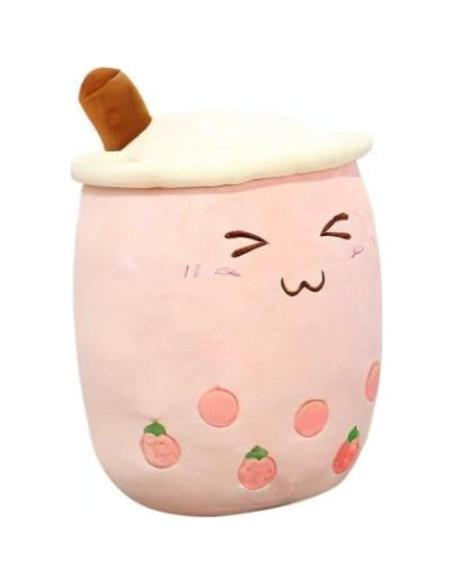 Muñeco de Peluche Boba VHYHCY Taza de Leche Rosa 24 cm Muñeco de Peluche Boba VHYHCY Taza de Leche Rosa 24 cm