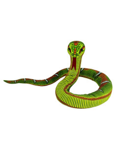 Juguete de Peluche Serpiente YOHAKI 150 cm Verde Realista