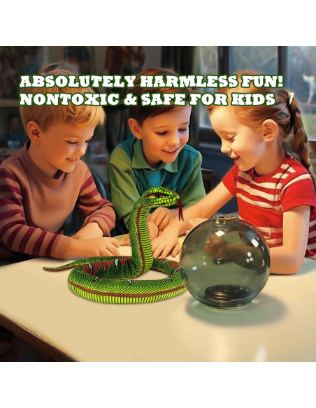 Juguete de Peluche Serpiente YOHAKI 150 cm Verde Realista