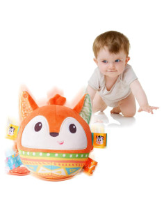 Juguete Musical de Peluche Koty Zorro Naranja 0-8 Años