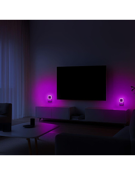 Luz Nocturna Enchufable Sujeet Rosa 4 Piezas LED 50 Lúmenes