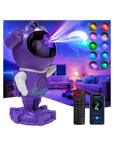 Proyector de Estrellas RUISHINE Astronauta Luz Nocturna 360