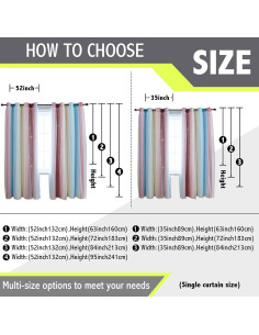 Cortinas Opacas Anytime para Niñas 52x240 cm Color Púrpura 2