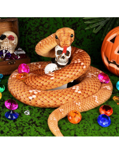Peluche de Serpiente MGZTTHW 180 cm Realista para Niños