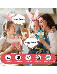 Hámster Hablante Qrooper Rosa 16.5 cm Juguete Interactivo 2