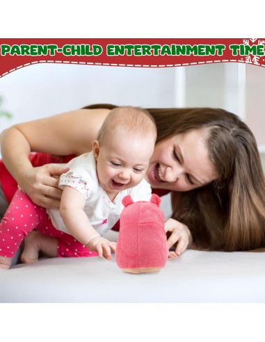 Hámster Hablante Qrooper Rosa 16.5 cm Juguete Interactivo