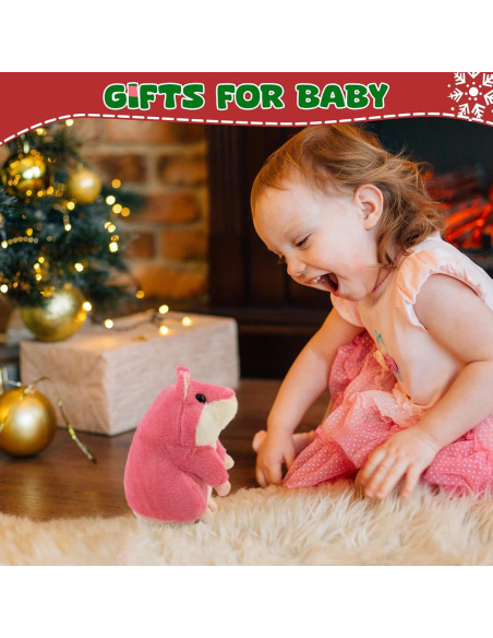 Hámster Hablante Qrooper Rosa 16.5 cm Juguete Interactivo