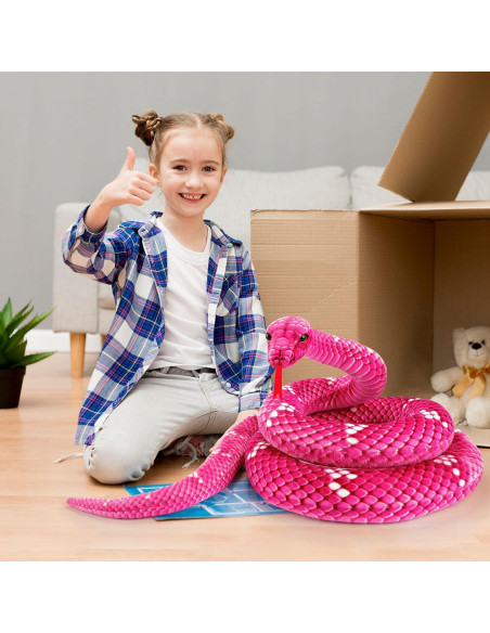 Peluche de Serpiente Gigante MGZTTHW 280 cm Realista Peluche de Serpiente Gigante MGZTTHW 280 cm Realista