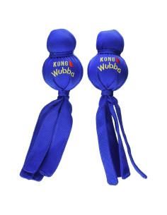 Juguete para Perro KONG Wubba Grande - Paquete de 2, Colores Variados