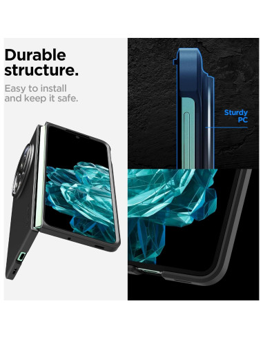 Funda delgada Spigen para OnePlus Open 2023 - Negro