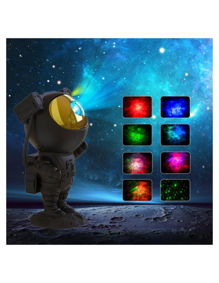 Proyector de Estrellas LEANJU Astronauta con Control Remoto