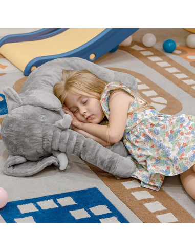 Elefante de Peluche Grande Homily 60 cm Juguete Esponjoso