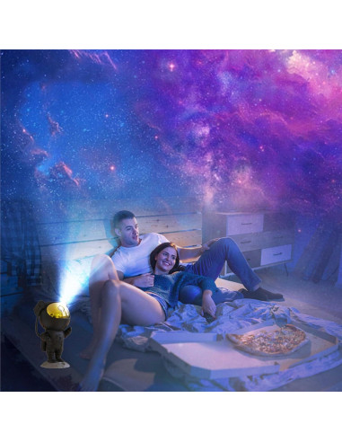Proyector de Estrellas LEANJU Astronauta con Control Remoto
