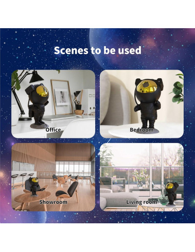 Proyector de Estrellas LEANJU Astronauta con Control Remoto