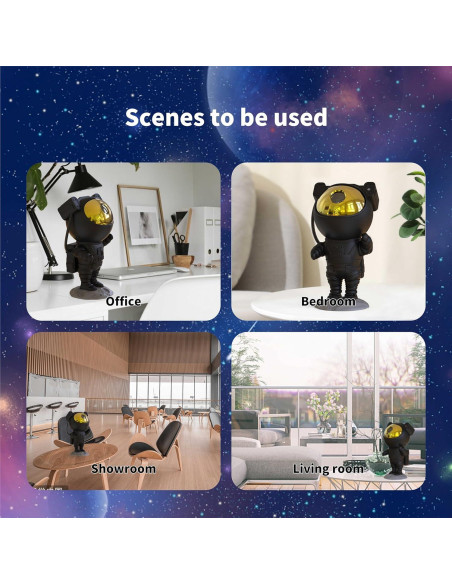Proyector de Estrellas LEANJU Astronauta con Control Remoto