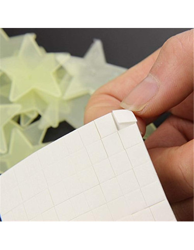 100 Pegatinas Estrellas Brillantes Senlinlv Rosa Decoración