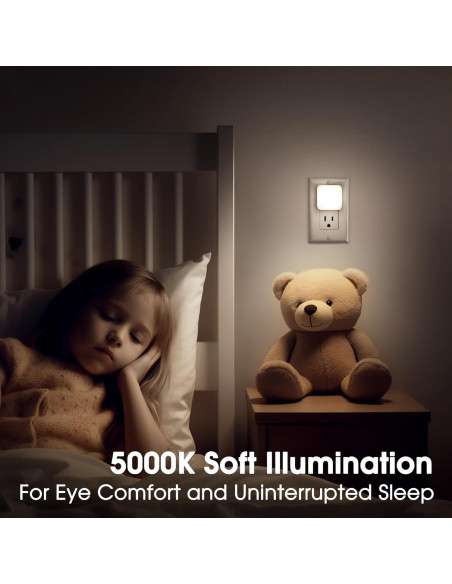 Luz Nocturna LED Briignite Cuadrada 0.3W Paquete de 2