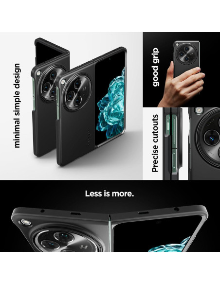 Funda delgada Spigen para OnePlus Open 2023 - Negro Funda delgada Spigen para OnePlus Open 2023 - Negro