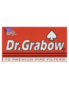 Filtros de Pipa Premium Dr. Grabow 6mm - Paquete de 10