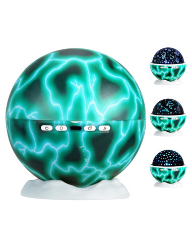 Proyector de Luz Nocturna BAISIQI 4 en 1 Verde 316g