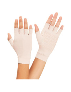 Guantes de Sol Sin Dedos Unisex UPF 50+ Caramelo Claro Pequeño