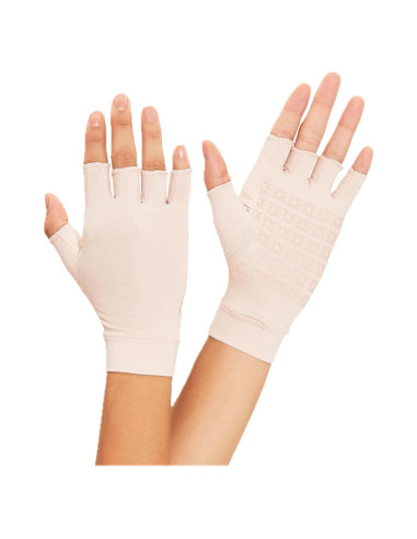 Guantes de Sol Sin Dedos Unisex UPF 50+ Caramelo Claro Pequeño