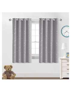 Cortinas Blackout PrinceDeco 2 Paneles Aislantes 52x63cm