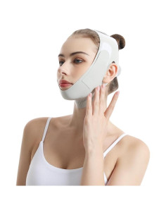 Reductor de Papada Yiiektily, Cinturón Facial Ajustable 57cm