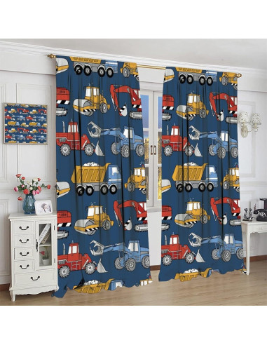 Cortinas de Auto de Dibujos Animados SXXLDNG 2 Paneles 53x135cm