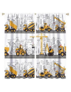 Cortinas Blackout SXXLDNG 2 Paneles Caricatura Niños 70x160cm