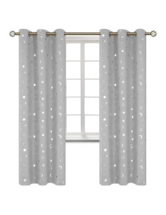 Cortinas Opacas BGment para Niños 2 Paneles 106x213 cm