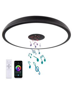 Lámpara de Techo LED ASALL 18W con Altavoz Bluetooth RGB
