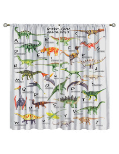 Cortinas de Dinosaurios ShiTingYu 2 Paneles 160x180cm