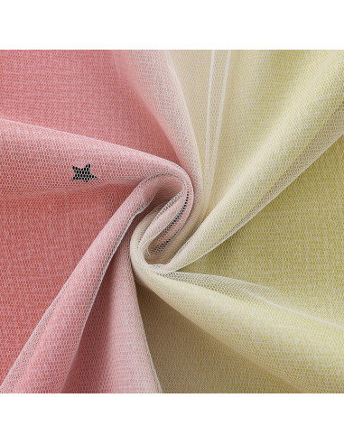 Cortina Opaca Rosa XiDi 52x72 cm con Estrellas