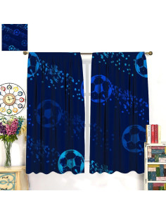 Cortinas Opacas ShiTingYu 2 Paneles 53x114 cm Coloridas 2
