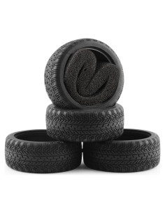 Neumáticos RC 4 PCS Shaluoman 65mm Goma Suave para Drift
