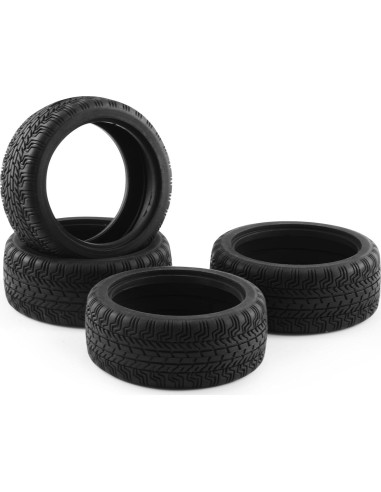 Neumáticos RC 4 PCS Shaluoman 65mm Goma Suave para Drift