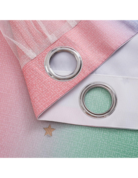 Cortina Opaca XiDi Arcoíris 52x160 cm para Niñas