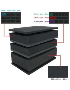 Bolsa Compacta para Miniaturas ENHANCE - Base Ancha, 3 Bandejas 2