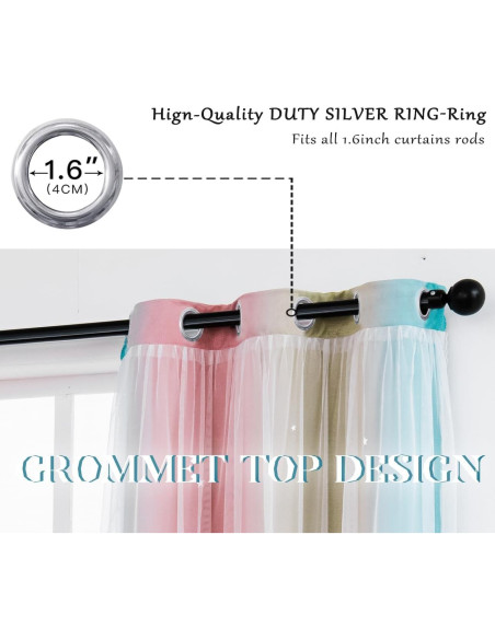 Cortina Opaca Yancorp para Niñas 86x107 cm Rosa Bebé