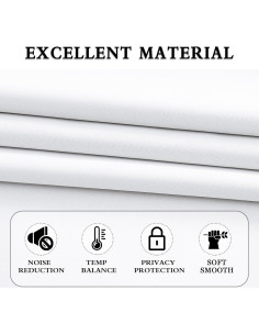 Cortinas Opacas DONREN 30x30 cm para Cocina - 2 Paneles 2