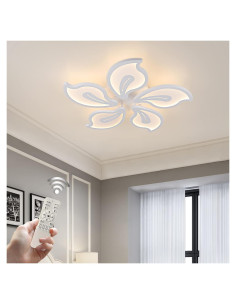 Lámpara de Techo LED Qcyuui 5 Luces Regulable 45W