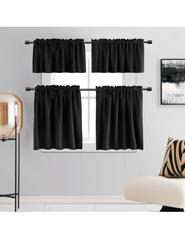 Cortinas Blackout DONREN 61x51 cm - 2 Paneles Aislantes