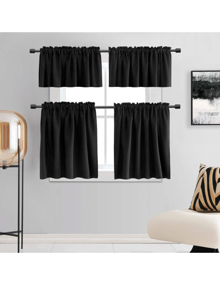 Cortinas Blackout DONREN 61x51 cm - 2 Paneles Aislantes