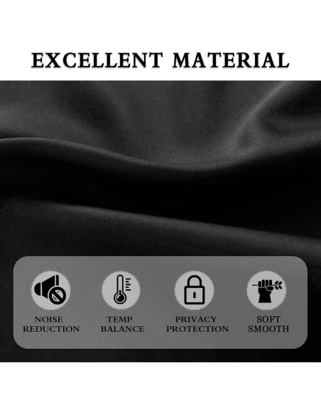 Cortinas Blackout DONREN 61x51 cm - 2 Paneles Aislantes