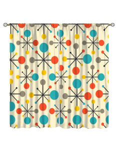 Cortinas Opacas Focusbrite 2 Paneles 107x214cm Estilo-4