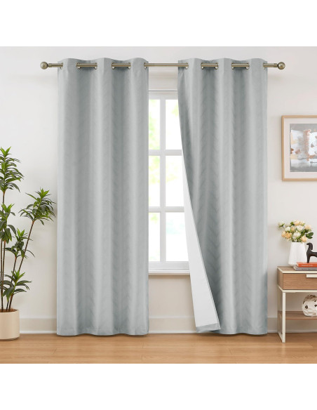 Cortinas Opacas Treatmentex 2 Paneles 100% Aislantes 40x240cm