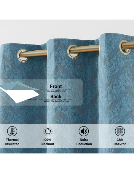 Cortinas Opacas Geométricas Treatmentex 2 Piezas 101,6x213,4cm Cortinas Opacas Geométricas Treatmentex 2 Piezas 101,6x213,4cm