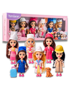 Juego de Muñecas de Profesiones - 6 Muñecas Educativas