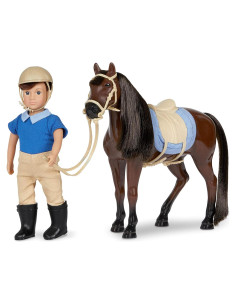 Muñeco Mini Niño y Caballo Lori - Brian y Barnaby 15 cm